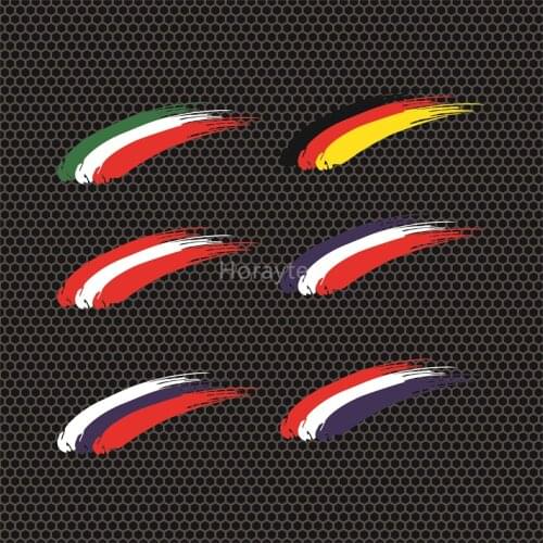 Helmet Vinyl Graffiti Germany Italy Austria Russia Franch Country Flag Sticker Motorcyle Racing Decal ATV VANS Tape