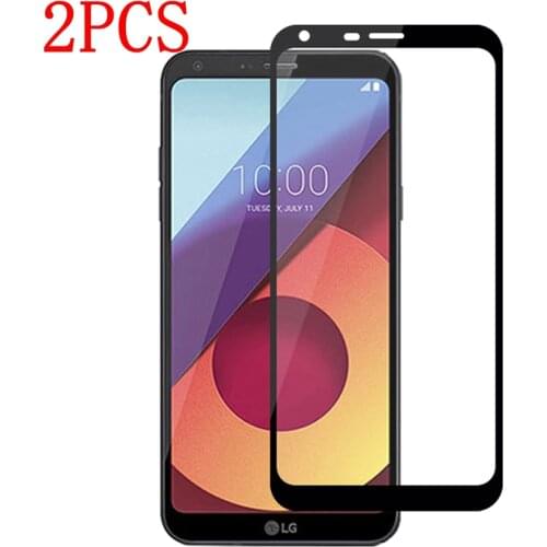 2PCS Full Cover Tempered Glass For LG Q6 Q6A Screen Protector protective film For LG Q6 Plus M700N glass