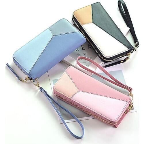 Big Capacity Women Wallets Ladies Clutch Female Fashion Leather Bags ID Card Holders Cell Phone Cash Wallet Ladies purses bolsas