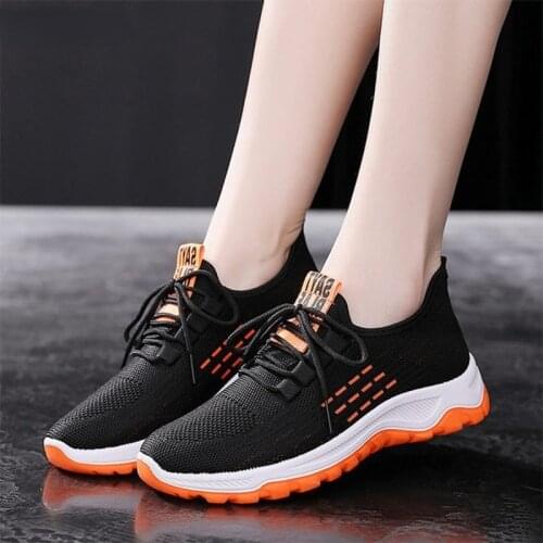 Women Lace Up Mesh Breathable Sneakers Air Ladies Woman Casual Comfort Walk Shoes Female Footwear