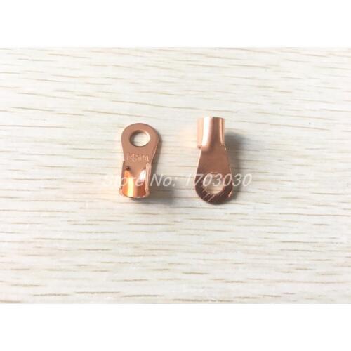 10pcs 50A Ring Tongue Cable Wiring Welding Copper Connector Terminal