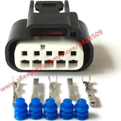 5 Sets Electric Female 5 Pin Waterproof Connector Housing Plug 11904 For Toyoya 7283-5529