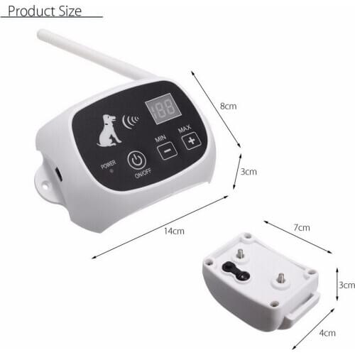 50 pcs Wireless Dog Fence Pet Containment System Waterproof Training Collars 1/2/3 Dogs