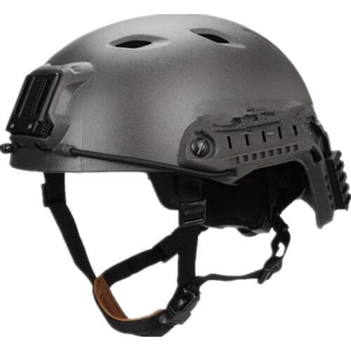 ACH Base Jump Helmet tactical fast helmet For Airsoft Paintball ABS material Mass Grey size L
