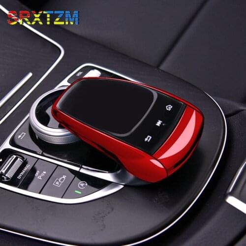 Car Styling For Mercedes Benz C Class W205 2015-2018 E Class W213 G GLS Class Center Control Console Media Mouse Protect Cover