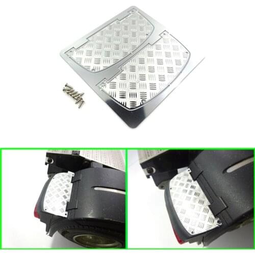 Taillight Metal Anti-skid Pattern Decorative Sheet for 1/14 Tamiya RC Truck Trailer tipper MAN TGX Car Diy Parts