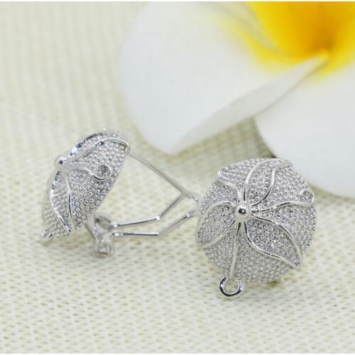 Elegant 11 types fashion personality metal silver-color ear clip earrings for women high quality gifts charms diy jewelry B2820