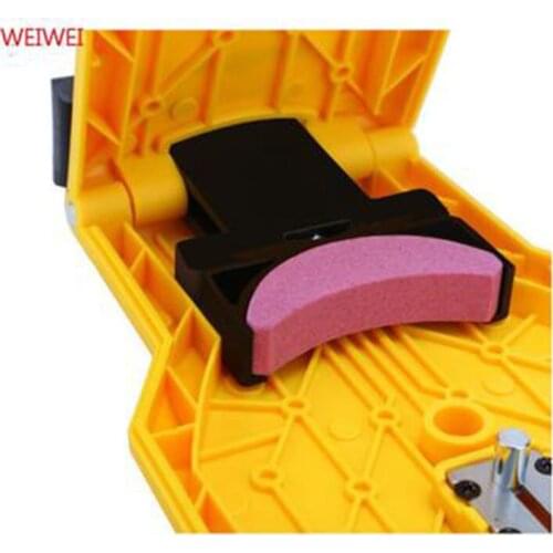 Chrome corundum Crescent Whetstone Durable Grinding Stone Crescent Small Grinding Stone For Chain Saw Tool N