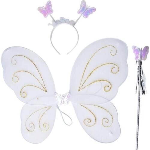Butterfly Wing Crown Wand White Color 431614010