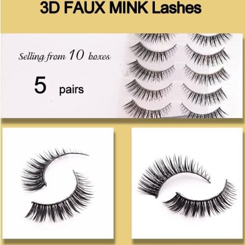 50 Pairs 8D Eyelashes Natural Reusable Sparse Cross Long Eyelashes Artificial Fake Eye Lashes Makeup Fake Eye Lashes Extensions