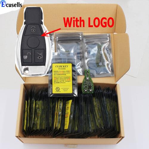 Original CGDI MB CG BE Key 3 buttons 315MHZ/433Mhz Get 1 Free Token For CGMB For Benz With Logo