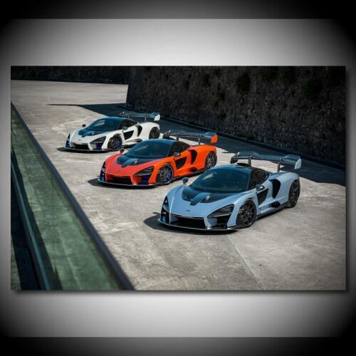 Supercar Posters and Prints Mclaren Senna new Cars Wall Art Picture Canvas Print Modern Paintings for Home Living Room Decor