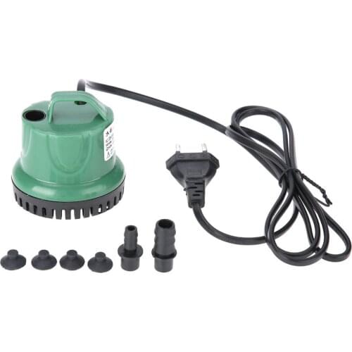 220-240V Ultra Quiet Submersible Water Pump for Aquarium Fish Tank with Handle with 4 suction cups for Fountain EU Plug