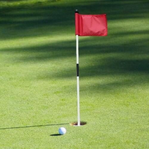 Professional Golf Flagstick Flag Nylon Portable Golf Supplies Accessories High-impact Adjustable Cup Perfect Gift for Golfer