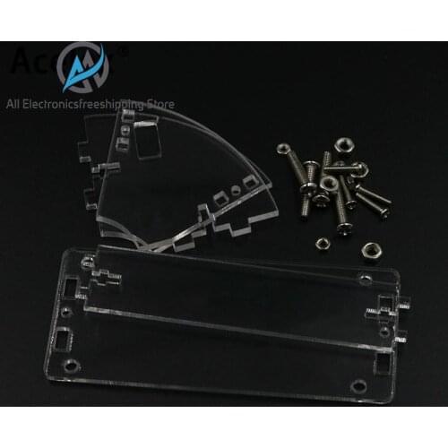 Transparent Acrylic Shell for LCD1602 LCD Screen with Screw/Nut LCD1602 Shell Case holder (no with 1602 LCD)