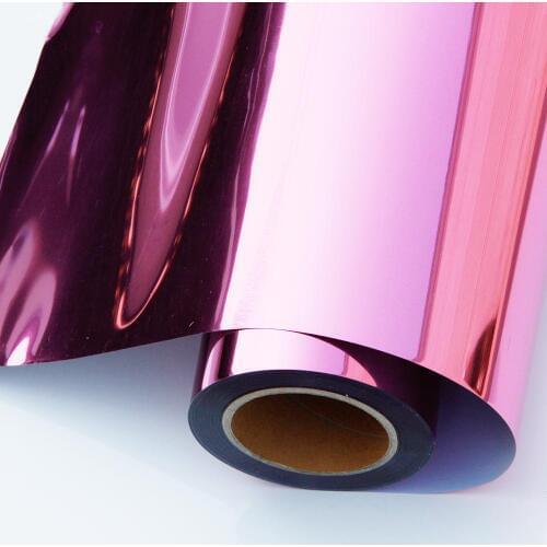 Pink Metallic Heat Transfer Vinyl T-shirt Vinyl Garment Film for Plotter Cutter Sheet 25cm x 30cm
