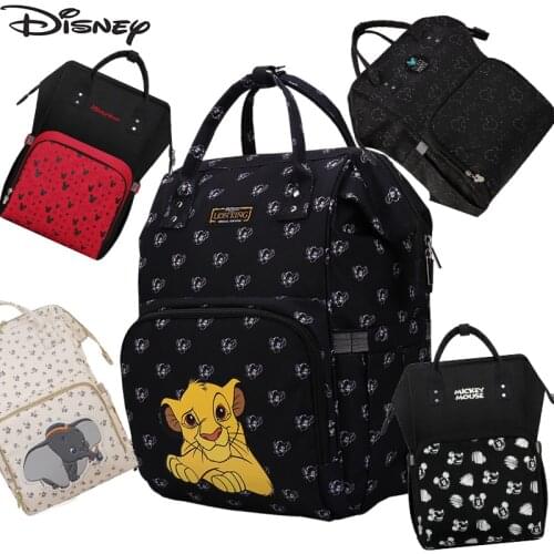 The Lion King Mummy Bag Wish USB Interface Diaper Bag Baby Care Large Capacity Nappy Bag Backpack Mommy Multifunction