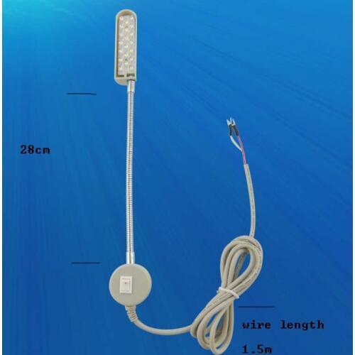Super Bright 2W Led Lamps For Sewing Machine Magnetic Basement 1 Year Warranty