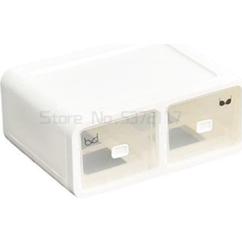 Drawer type underwear storage box three in one household underwear compartment box socks large capacity finishing box