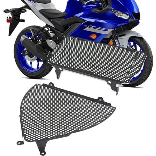 Motorcycle Radiator Guard Protector Grille Grill Cover Oil Cooler Header Grille FOR YAMAHA YZF-R3 YZF R3 2015 2016 2017 2018