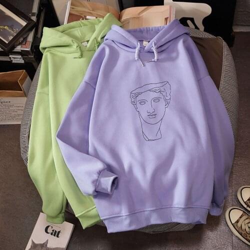 Harajuku Punk Spring Autumn Women Hoodie Graphic Print Long Sleeve Casual Baggy Hoodies Tracksuit Pocket Hoodies Sweatshirt