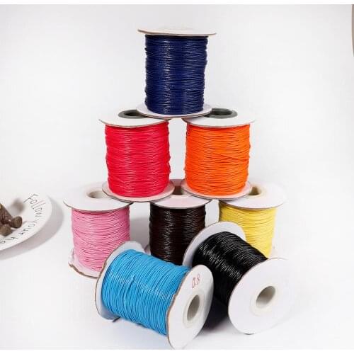 0.5mm 160m/lot Jewelry Cords String Wax Rope Thread String Strap Macrame Cord Jewelry Making DIY Craft Party Wedding Decoration