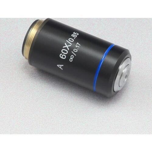 60X Infinity Biological Microscope Achromatic Objective Lens Olympus Biomicroscope UIS2 infinity Optical System CX21 CX3 CX41