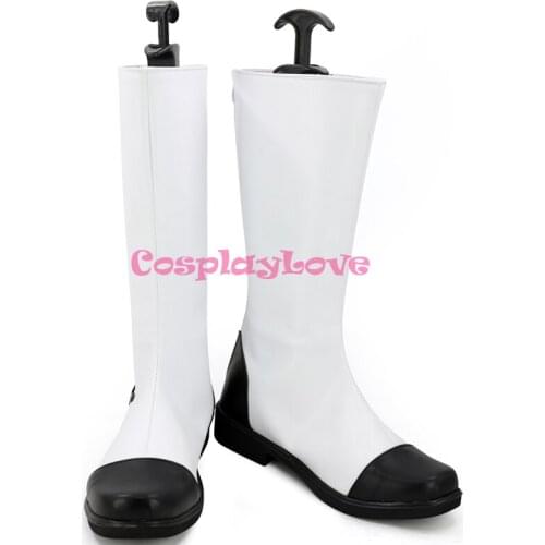 CosplayLove LOVELIVE Love Live! Matsuura Kanan White Cosplay Shoes Long Boots Leather Custom Made