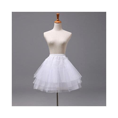 Kids Girls Hoopless Petticoat Skirt Wedding Children Princess Underskirt 2023