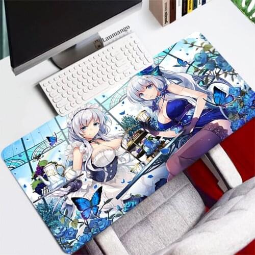 Azur Lane Gamer Desk Pad PC Gamer Cabinet Mouse Carpet Gaming Laptop Varmilo Mausepad Rug Gamers Accessories Mice Keyboards