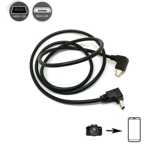 Camera to phone OTG CABLE for canon camera and smartphone tablet phone micro usb to 5pin mini usb