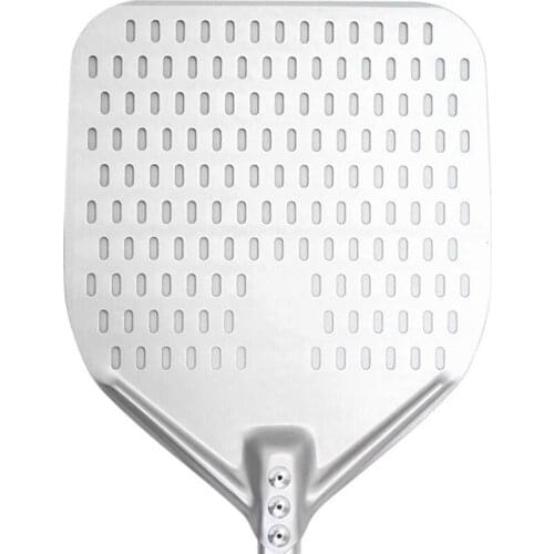 Dural Punching Pizza Shovel Connecting Pizza Shovel Thick Oven Flipping and Transferring Pizza 16-Inch Handle