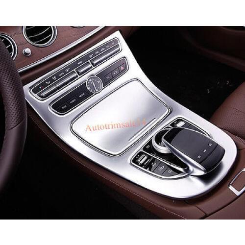 Matte Gear Box Panel Frame Cover Trim For Mercedes Benz E-Class W213 2016 2017
