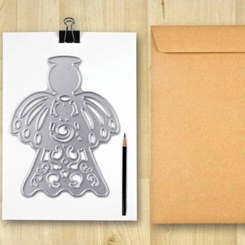 Angel Metal Cutting Dies Stencil DIY Scrapbooking Album Paper Card Template Mold Embossing Craft Decoration