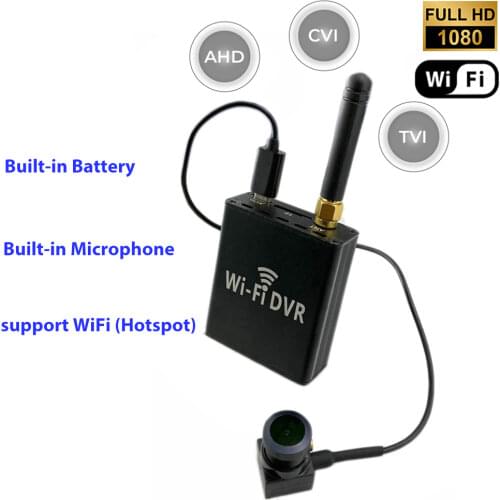 1080P Mini Wifi DVR Camera Kits Video surveillance recorder Onvif AHD DVR P2P Video Audio DVR Recorder 128GB TF Card Slot