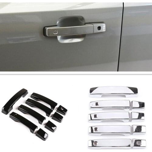 ABS Plastic Car Outer Door Handle Trim Sticker Cover Car Accessories Fit For Land Rover Defender 110 2020 Exterior Decoration