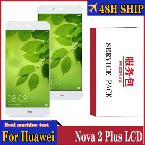 5.5” Original Display for Huawei Nova 2 Plus LCD Touch Screen For Huawei Nova2 Plus Digitize Screen with Frame for Hnonr View 10