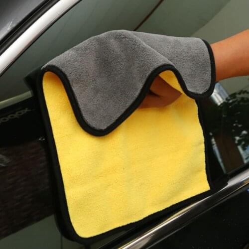 30*30cm Car Wash Microfiber Towel Thicken Soft Fabric Hemming Car Cleaning Drying Cloth Auto Care Cloth Detailing Car Wash Towel