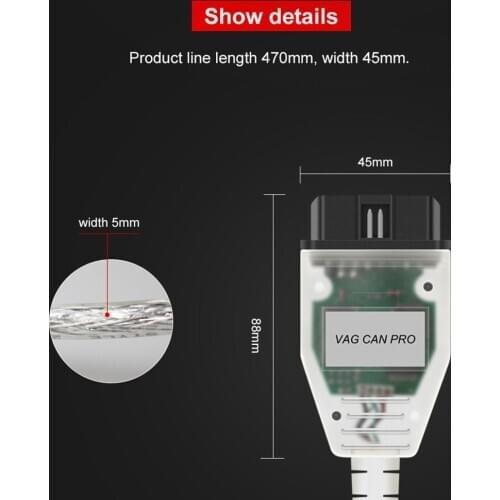 Durable Useful VAG/ PRO CAN Without Dongle OBD2 Scanner Car Diagnostic Tool Car Support Can Bus Diagnostic Tool