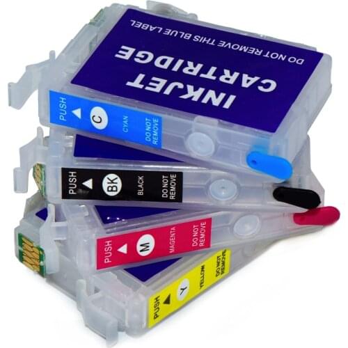 Empty Refillable Ink Cartridge for Epson 702 702XL for Epson Workforce Pro WF-3720 WF-3733 WF-3730 WF3720 WF3733 WF3730