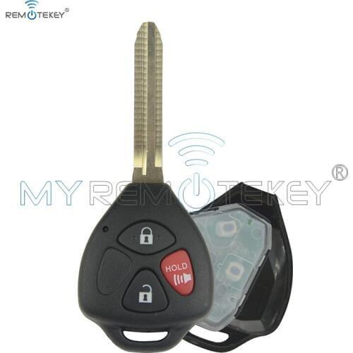 Remtekey 3 Button 315mhz TOY43 Hyq12bby Hyq12bdc no Chip Remote car Key for Toyota RAV4 Camry Corolla Matrix Venza Avalon