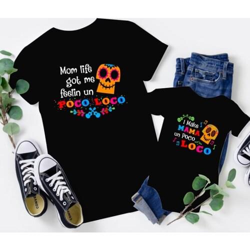 Family Look Mommy and Me Clothes Boys Mother Clothes Family T-Shirts Halloween Fashion Mommy and Baby Girl Clothes