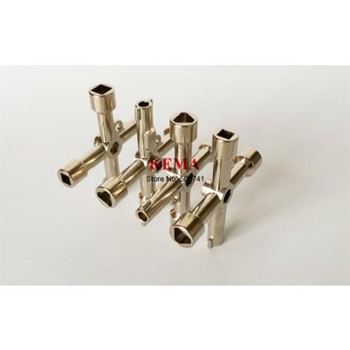 2 PCS Universal Cross KEY Triangle KEY for Train Electrical Elevator Cabinet Valve, elevator Triangle key FREE SHIPPING