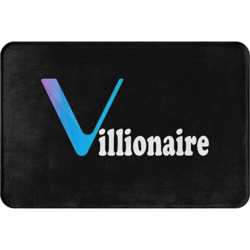 Vechain Crypto Miners Bathroom Mat Millionaire VET Doormat Kitchen Carpet Balcony Rug Home Decoration