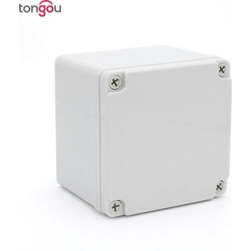 IP67 125*125*100 mm waterproof junction box Free customized trepanning 3 holes plastic control panel box