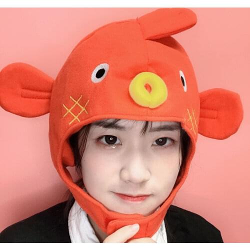 Novelty Funny Cute Cartoon Plush Hat Toy Full Headgear Cap Cosplay Costume Party Dress Up Photo Prop