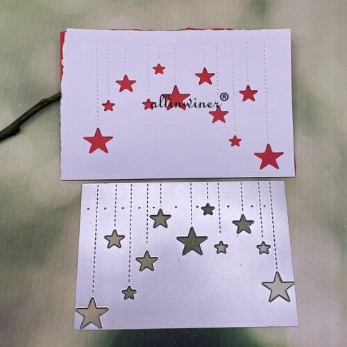 Star decoration board Metal Cutting Dies Stencils For DIY Scrapbooking Decorative Embossing Handcraft Die Cutting Template
