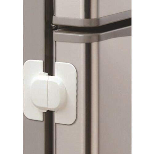 1PC Baby Safety Lock Fridge Drawer Cupboard Cabinet Door Drawer High Quality Lock Latch With Double Sided Adhesive White