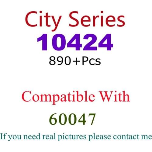 890Pcs 10424 Building Block Toy City Series 60047 Assembled Building Block Childrens Toy Gifts