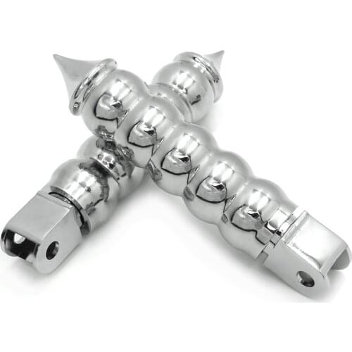 Aftermarket free shipping motorcycle parts Calabash Footpegs For Honda Stateline Shadow VLX VTX1300C VTX1800C VTX1800F chromed